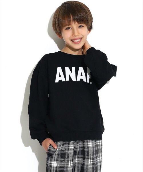 ANAP KIDS(アナップキッズ)/ANAPロゴバックプリント裏毛トレーナー/img01