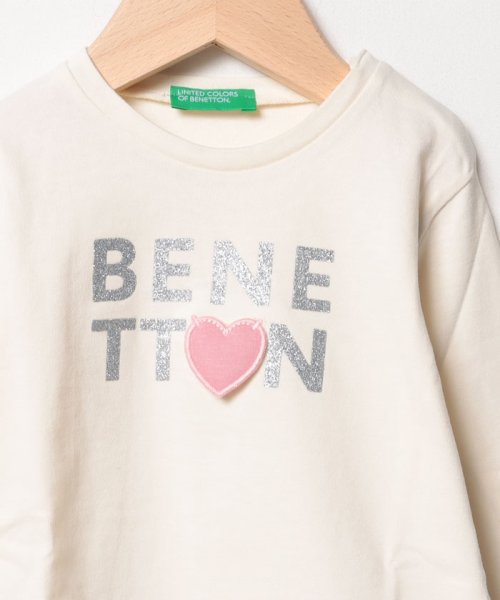BENETTON (UNITED COLORS OF BENETTON GIRLS)(ユナイテッド　カラーズ　オブ　ベネトン　ガールズ)/キッズシャイニーロゴ長袖Tシャツ・カットソーG/img04