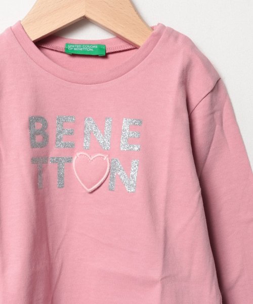 BENETTON (UNITED COLORS OF BENETTON GIRLS)(ユナイテッド　カラーズ　オブ　ベネトン　ガールズ)/キッズシャイニーロゴ長袖Tシャツ・カットソーG/img18