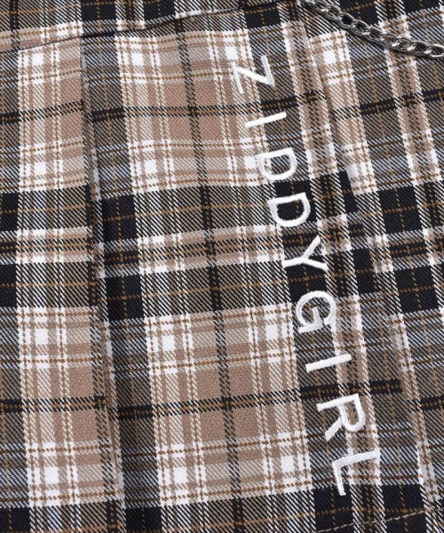 ZIDDY(ジディー)/チェック プリーツ スカートパンツ チェーン付 (130~160cm)/img16
