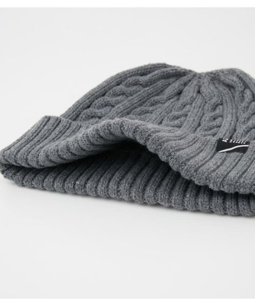 AZUL by moussy(アズールバイマウジー)/CABLE KNIT CAP/img11