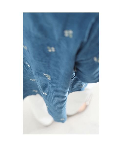Sawa a la mode(サワアラモード)/小花刺繍コーデュロイシャツ/img11
