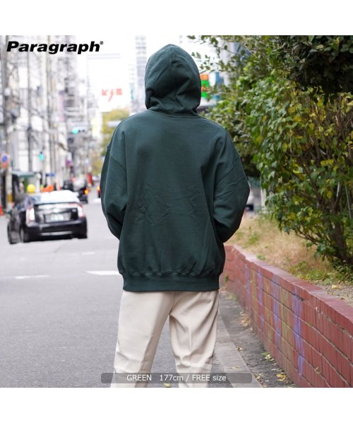 1111clothing(ワンフォークロージング)/Paragraph パラグラフ パーカー◆LOOP EMBROIDERY HOODIE◆ビッグシルエット プルパーカー 正規品 ブランド メンズ レディース ト/img08