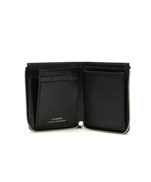 SLOW(スロウ)/スロウ 財布 SLOW bridle ブライドル 二つ折り財布 L字ファスナー Lzip short mini wallet 本革 日本製 SO797J/img12