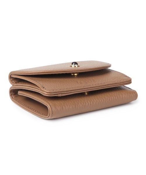 UNGRID bag(アングリッド　バッグ)/牛革天然石ブローチ　フラップ三つ折り財布/img34