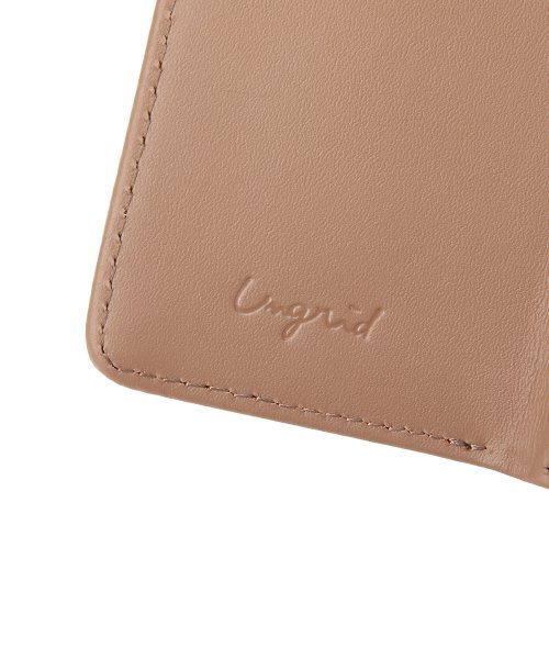 UNGRID bag(アングリッド　バッグ)/牛革天然石ブローチ　フラップ三つ折り財布/img36