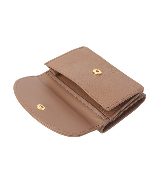 UNGRID bag(アングリッド　バッグ)/牛革天然石ブローチ　フラップ三つ折り財布/img38
