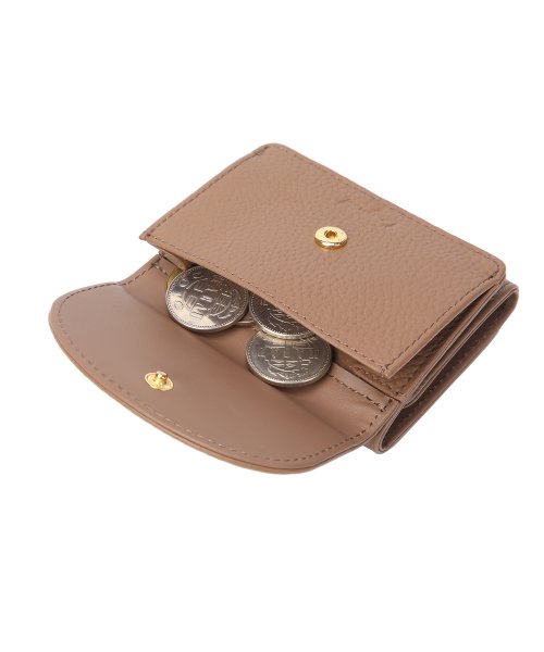 UNGRID bag(アングリッド　バッグ)/牛革天然石ブローチ　フラップ三つ折り財布/img39