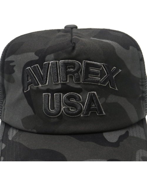 AVIREX(AVIREX)/アヴィレックス キャップ AVIREX HEAD WEAR KING SIZE MESH CAP USA ワークキャップ アジャスター付き 14308600/img14
