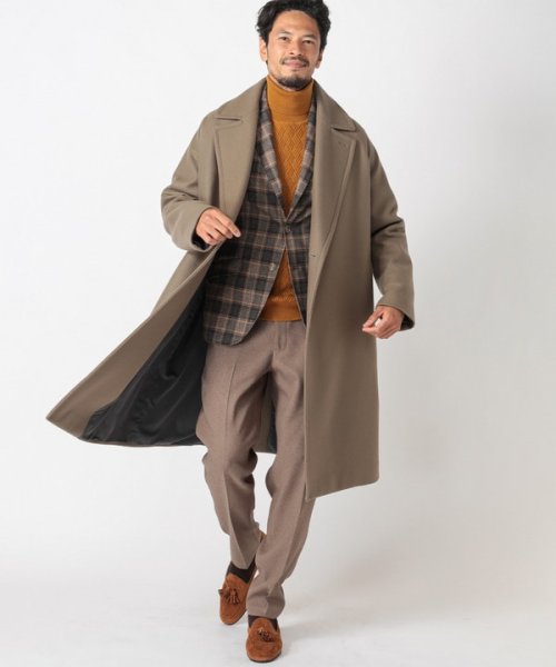 Men's Bigi(メンズビギ)/＜hevo(イーヴォ)＞別注 ベルテッドメルトンコート made in italy/img02