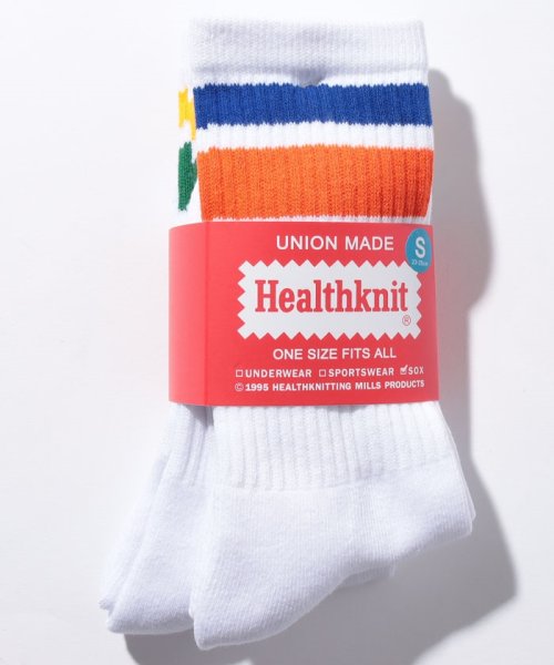 healthknit(ヘルスニット)/【Healthknit / ヘルスニット】「2足セット」2P デザイン ロング ハイ ソックス 靴下 SPORTSWEAR LONG SOCKS/img09