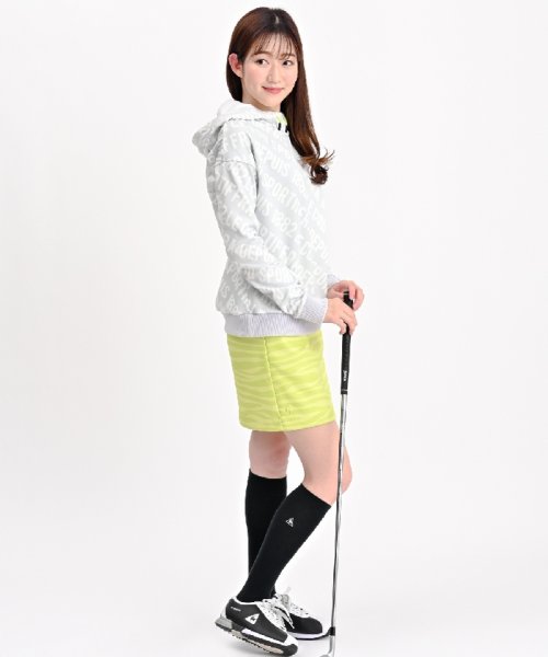 le coq sportif GOLF (ルコックスポルティフ（ゴルフ）)/【RIJOUME】ロゴ柄ベロアフーディ(ECO・ストレッチ)【アウトレット】/img01