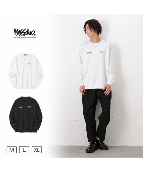 MAC HOUSE(men)(マックハウス（メンズ）)/MOSSIMO モッシモ ポンチ素材 プリントトレーナー 2173－1800/img13