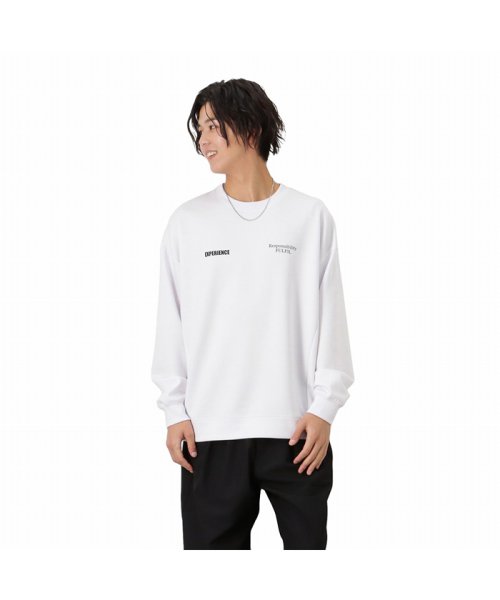 MAC HOUSE(men)(マックハウス（メンズ）)/MOSSIMO モッシモ ポンチ素材 プリントトレーナー 2173－1800/img24