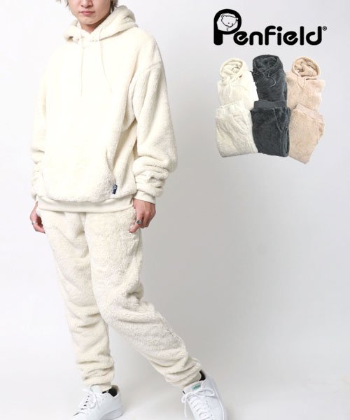 MARUKAWA(マルカワ)/【Penfield】ペンフィールド ボアフリース セットアップ 防寒 もこもこ 上下セット/部屋着 ルームウェア/img30