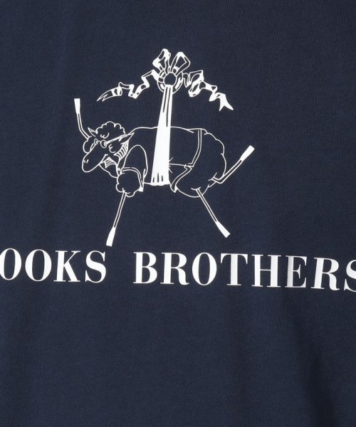 Brooks Brothers(ブルックス ブラザーズ（メンズ）)/コットンジャージー　GFマスコットヘンリー　グラフィックプリント　Ｔシャツ/img04