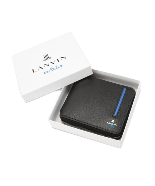 LANVIN(ランバン)/ランバン 財布 二つ折り財布 本革 レザーメンズ レディース ラウンドファスナー ブランド ランバンオンブルー LANVIN en Bleu 528612/img15