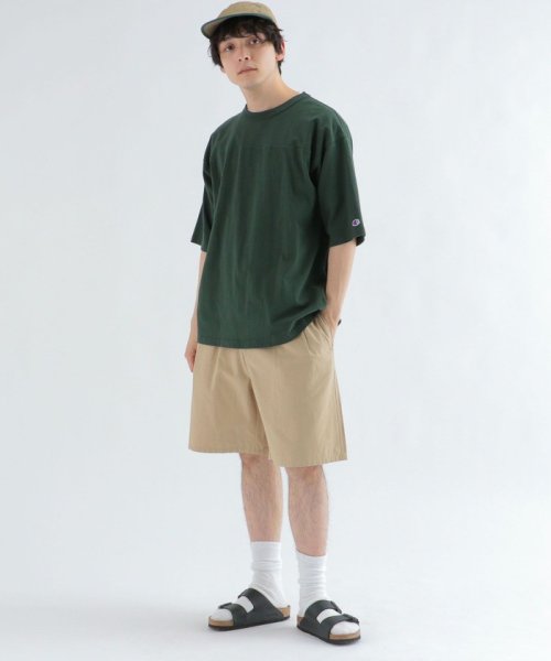 SHIPS any MEN(シップス　エニィ　メン)/【SHIPS any別注】Champion: COTTON USA オーバーサイズ フットボール 五分袖 Tシャツ/img07