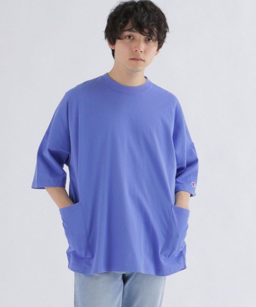 SHIPS any MEN(シップス　エニィ　メン)/【SHIPS any別注】Champion: ドルマン キャンプポケット Tシャツ◇/img28