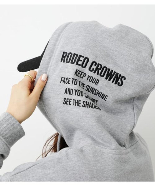 RODEO CROWNS WIDE BOWL(ロデオクラウンズワイドボウル)/フェイクレイヤードパーカー/img12