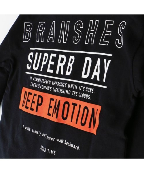 BRANSHES(ブランシェス)/【bコレ】グラフィック長袖Tシャツ ロンT<br>/img32