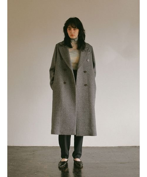 パターンチェスターコート 