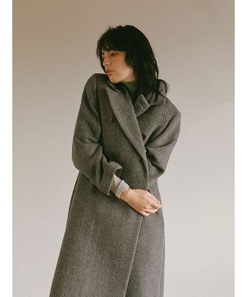 パターンチェスターコート 