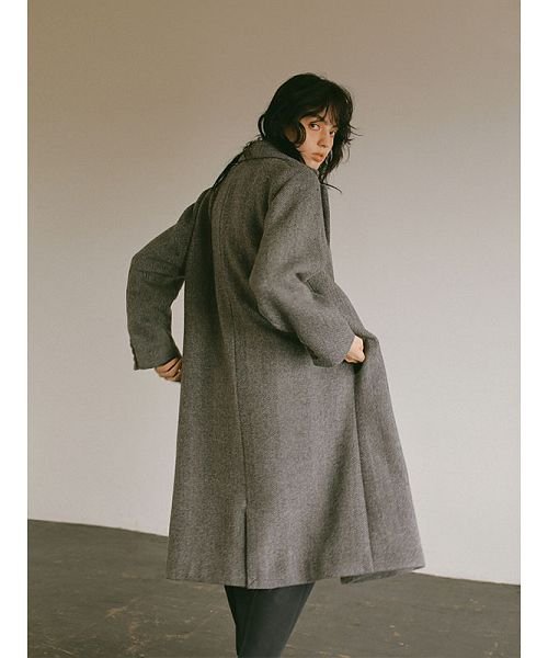 パターンチェスターコート 