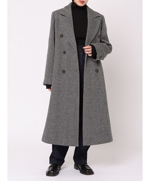 パターンチェスターコート 