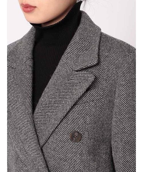 パターンチェスターコート 