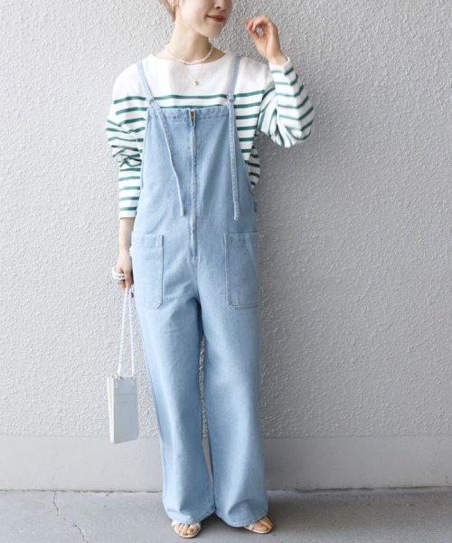 SHIPS any WOMEN(シップス　エニィ　ウィメン)/SHIPS any:〈ウォッシャブル〉デニムサロペット［SHIPS any DENIM］/img15