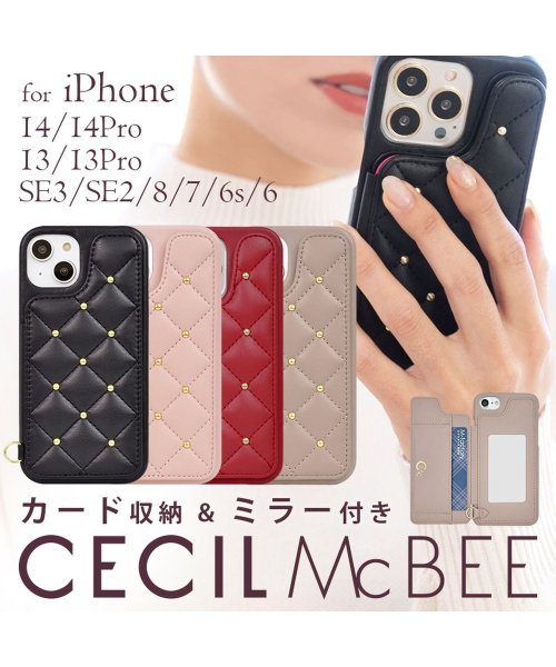 CECIL McBEE(セシルマクビー)/スマホケース iphone14 14Pro 13 13pro SE3 SE2 8 7 ケース ブランド セシルマクビー CECILMcBee/img05