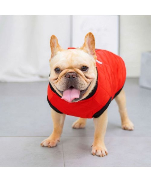 セール】犬服 ペット服 ダウン ベスト リードフック付き 防寒 寒さ対策 冬 可愛い ドッグ 犬用 小型犬 中型犬 (504479882) クララキッズ(CLARAH kids) MAGASEEK