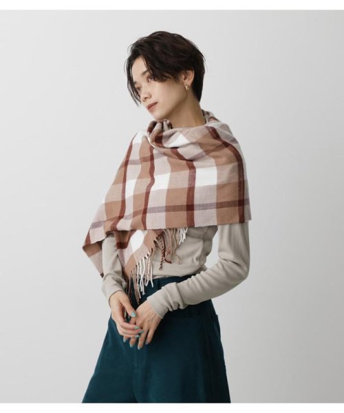 AZUL by moussy(アズールバイマウジー)/COLOR CHECK STOLE/img07