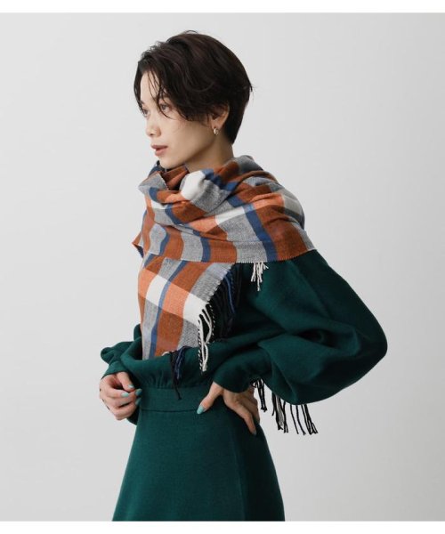AZUL by moussy(アズールバイマウジー)/COLOR CHECK STOLE/img14
