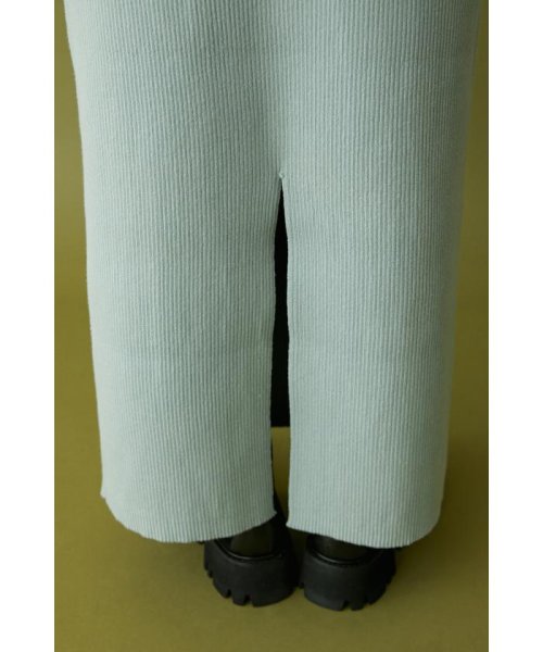 HeRIN.CYE(ヘリンドットサイ)/Back slit rib knit skirt 2/img08