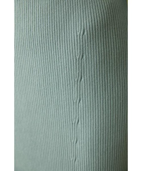 HeRIN.CYE(ヘリンドットサイ)/Back slit rib knit skirt 2/img09