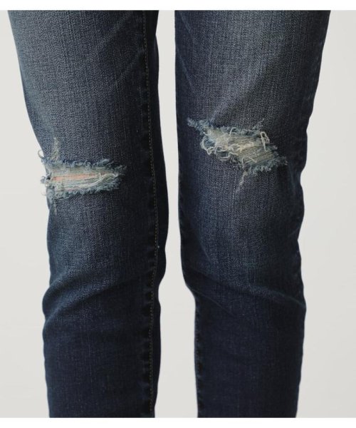 AZUL by moussy(アズールバイマウジー)/CRASH DENIM SKINNY ２/img36