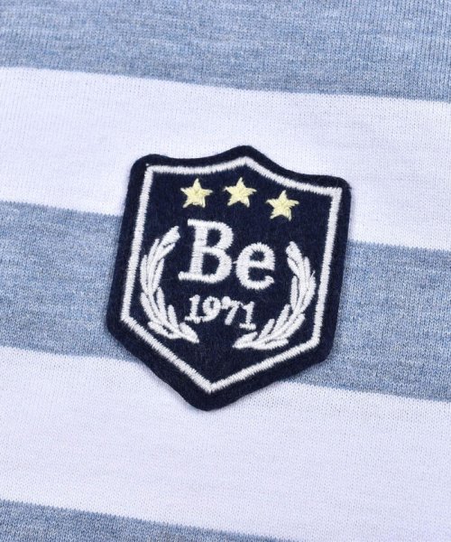 BeBe(ベベ)/カラー ボーダー エンブレム 付き ポロシャツ (90~150cm)/img06