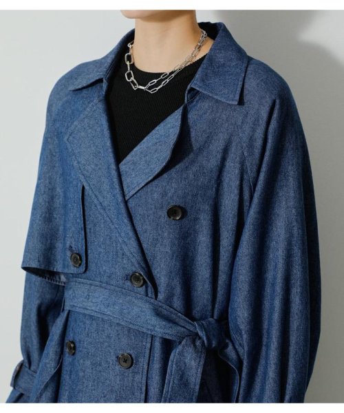 AZUL by moussy(アズールバイマウジー)/SPRING TRENCH COAT/img25