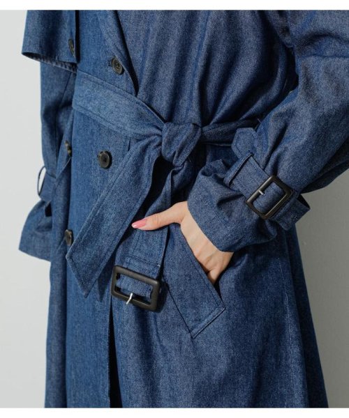 AZUL by moussy(アズールバイマウジー)/SPRING TRENCH COAT/img27