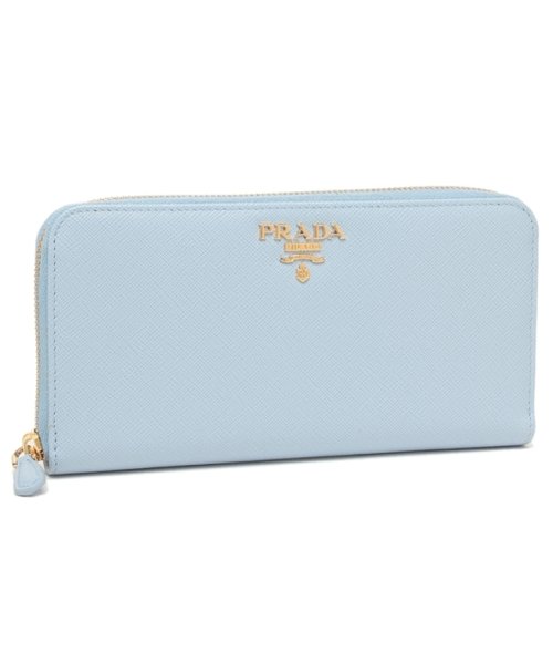 セール プラダ 長財布 サフィアーノメタルオロ ブルー レディース Prada 1ml506 Qwa F0076 プラダ Prada Magaseek