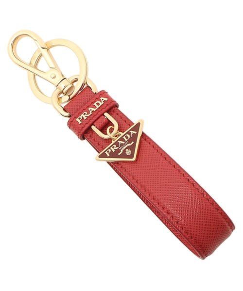 セール プラダ キーホルダー キーリング サフィアーノ レッド メンズ レディース Prada 1pp142 053 F068z プラダ Prada Magaseek