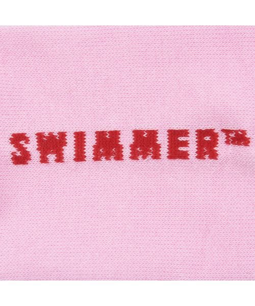 SWIMMER(スイマー)/福助 公式 靴下 レディース SWIMMER ネコさんワンポイント ショート丈 370－21M6<br>23－25cm ピンク ホワイト スイマー 女性 婦人 /img08