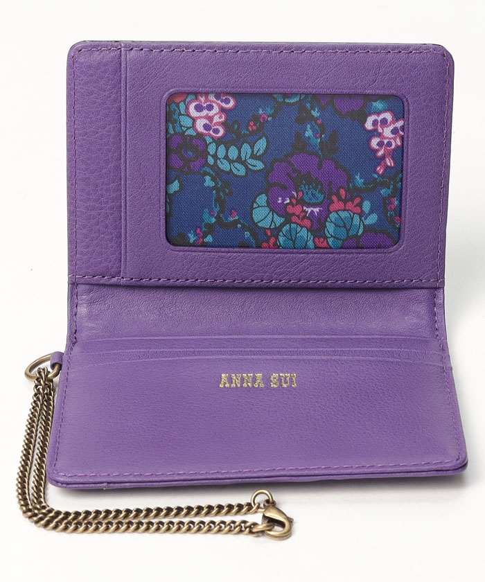 ANNA SUI カードケース　セルパン　定期入れ　レディース財布　ウォレット