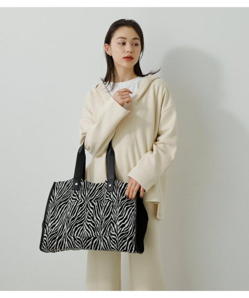 AZUL by moussy(アズールバイマウジー)/LINEN LIKE BIG TOTE BAG/img17