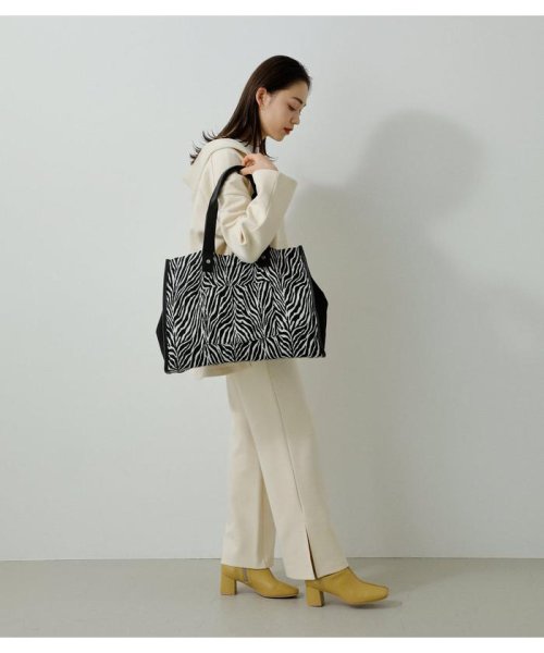 AZUL by moussy(アズールバイマウジー)/LINEN LIKE BIG TOTE BAG/img18
