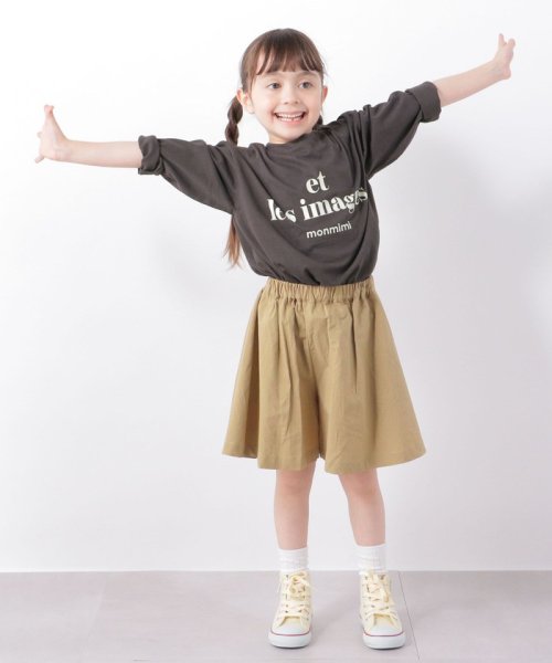 SHIPS any WOMEN(シップス　エニィ　ウィメン)/【SHIPS any別注】MONMIMI: ロゴプリント ロングスリーブ Tシャツ 長袖<KIDS>◇/img08