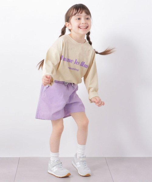 SHIPS any WOMEN(シップス　エニィ　ウィメン)/【SHIPS any別注】MONMIMI: ロゴプリント ロングスリーブ Tシャツ 長袖<KIDS>◇/img10