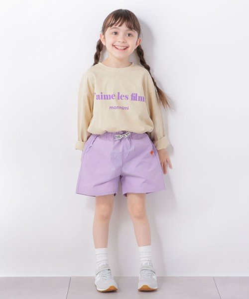 SHIPS any WOMEN(シップス　エニィ　ウィメン)/【SHIPS any別注】MONMIMI: ロゴプリント ロングスリーブ Tシャツ 長袖<KIDS>◇/img12